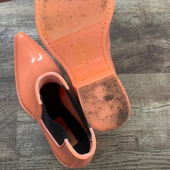 Calvin Klein Jeans Rubber Cowboy Rain Boots - Picture 8 of 8